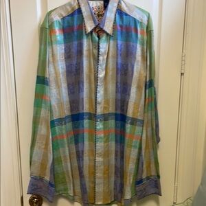 Multicolor Striped Men's Shirt